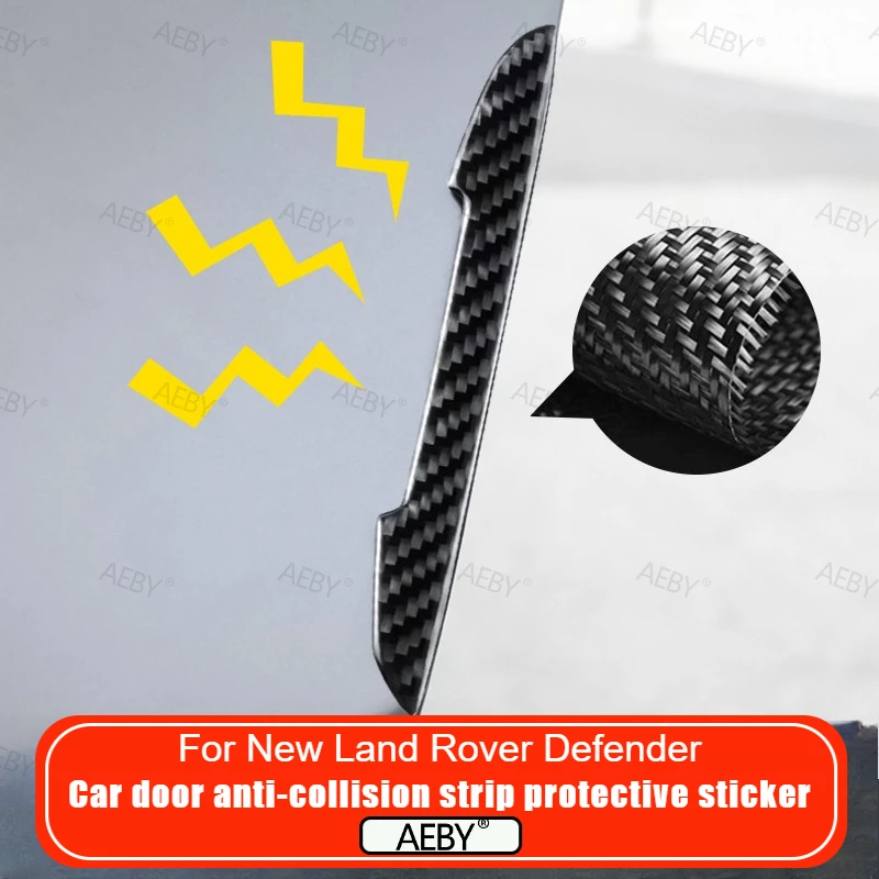 For New Land Rover Defender 90 110 130 Car door bumper cover anti scratch rubber protective strip Car Exterior Accessories