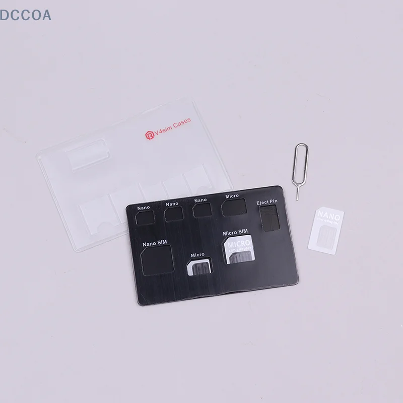 Slim SIM Card Holder And Microsd Card Case Storage And Phone Pin Included