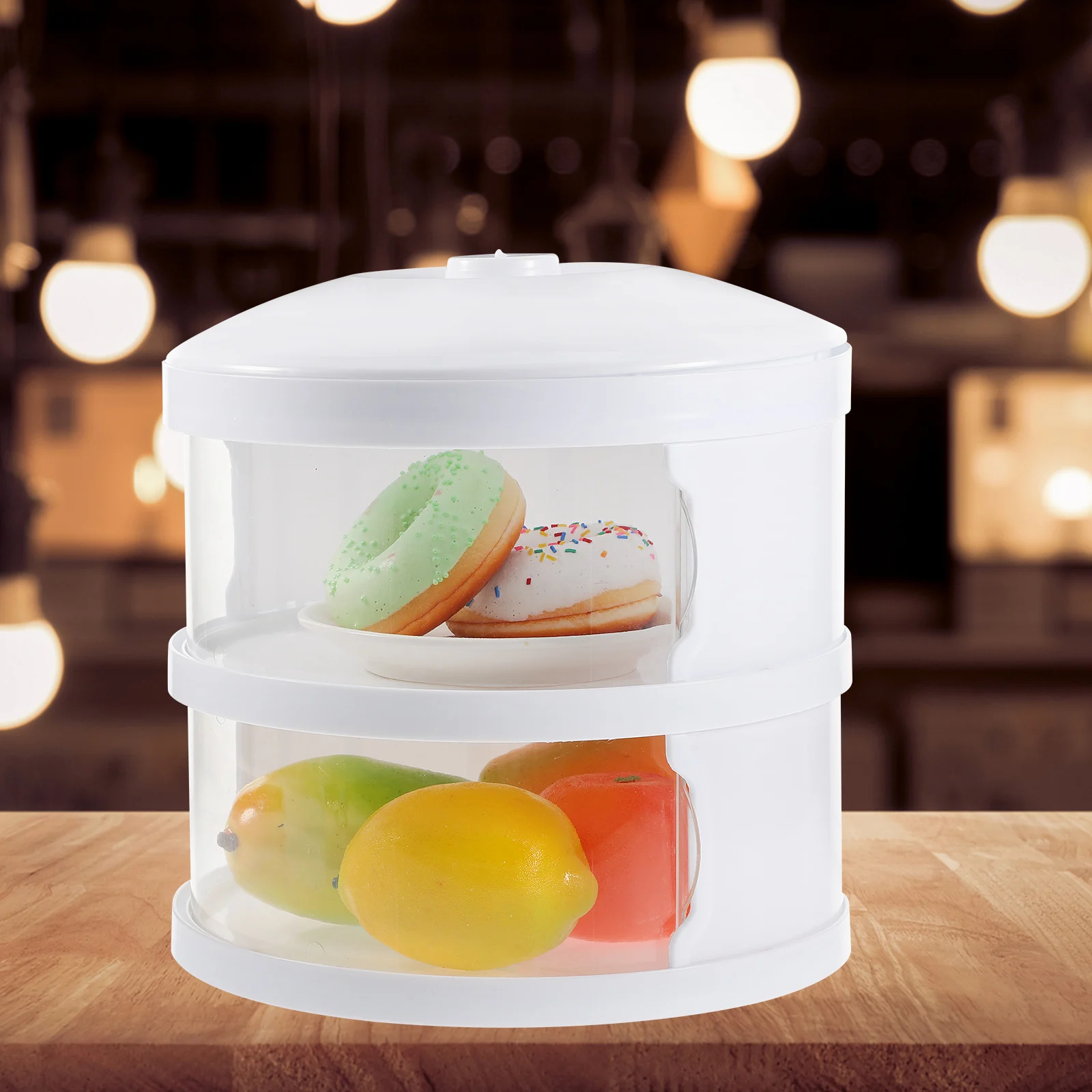 

Multi-layer Vegetable Cover Food Dish Stackable Household Fresh Keeping Storage Covers Reusable Plate