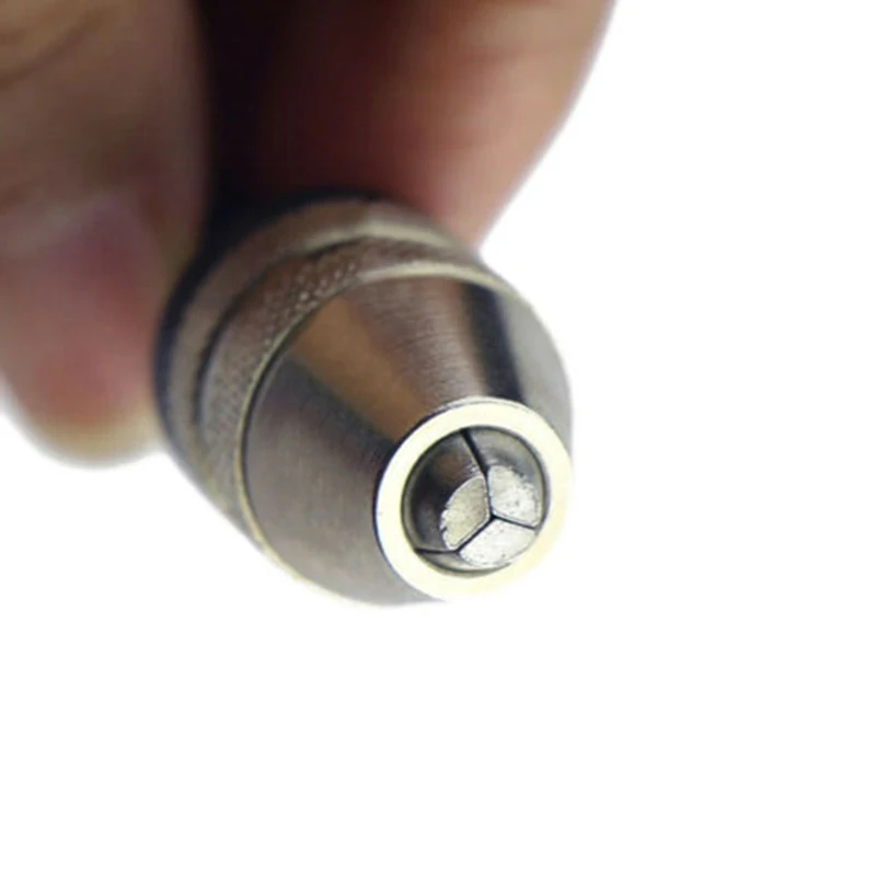 0.3-3.6mm Drill Chuck for 1/4 Inch Hex Shank Power Tools Allows Bit Swaps Without Tools or Extension Rod Adapter