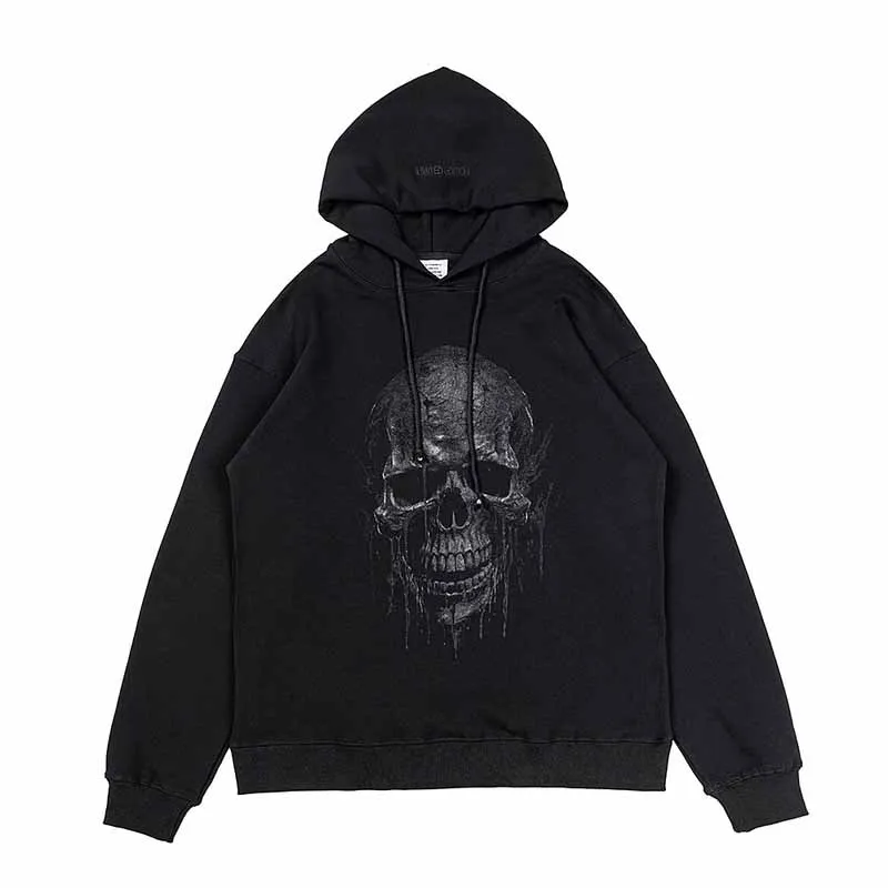 2024 VT Best Version Skull Printed Women Men Hoodie Pullover Hiphop Oversized Men Casual Hoodies Sweatshirts