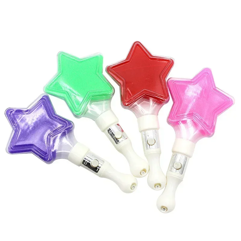 12pcs Event  Star Flashing Stick Glowing Wand Concert Evening Party Cheering Props Birthday Glow Party Supplies view 4