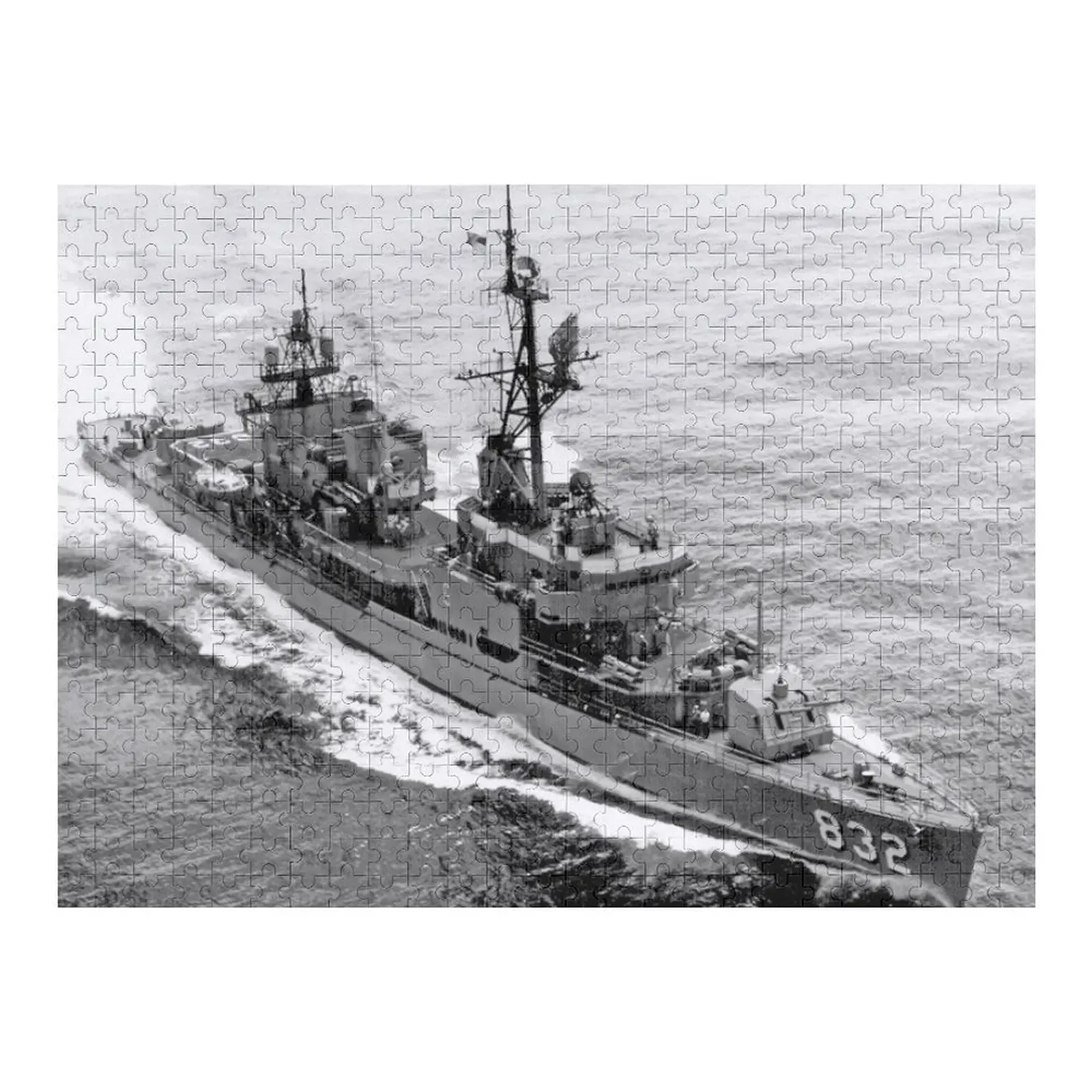 

USS HANSON (DD-832) КОРАБЛЬНЫЙ МАГАЗИН Пазл с персонализированным фотографией и фотографией Создания искусства Пазл
