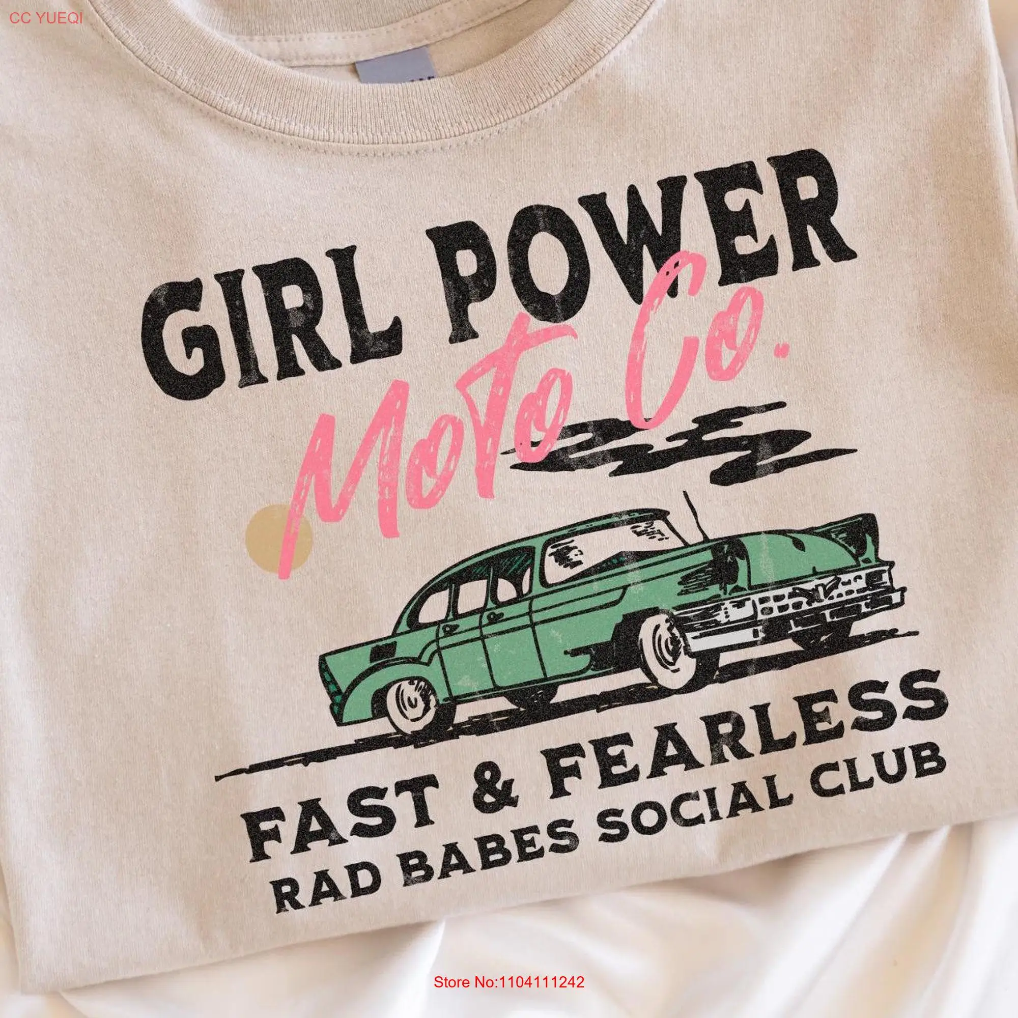 Girl Power Moto Co T Shirt Fast And Fearless Rad Babes Social Club Strong Women long or short sleeves