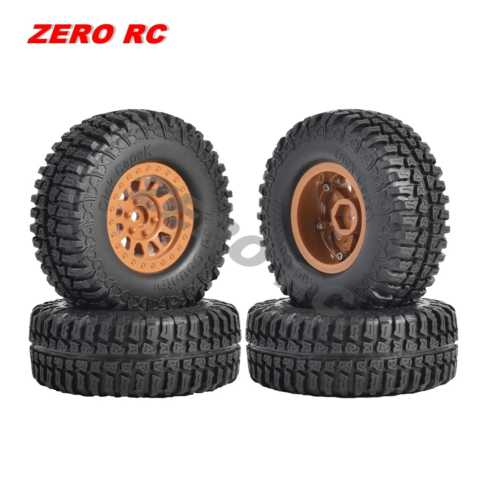 عجلة Beadlock من البلاستيك الصلب مقاس 1.9 بوصة مع إطارات زاحفة 90-100 مم لشاحنة 1/10 1/12 محورية SCX10 RGT MST D90 D110 MN Rc #3