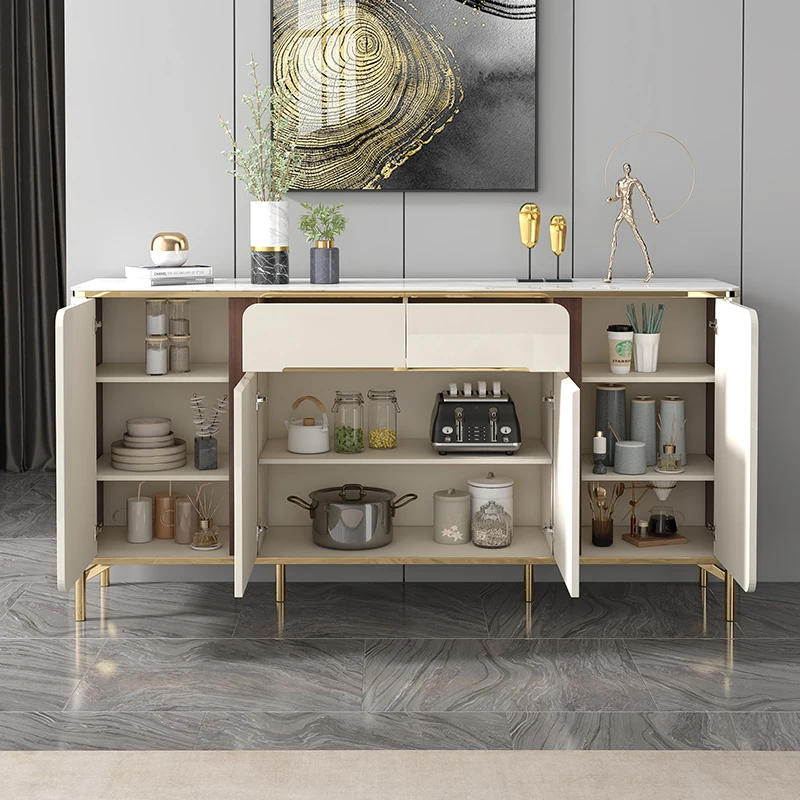 Credenza di lusso in legno Ristorante Produttore di mobili per la casa Credenza Buffet Cabinet