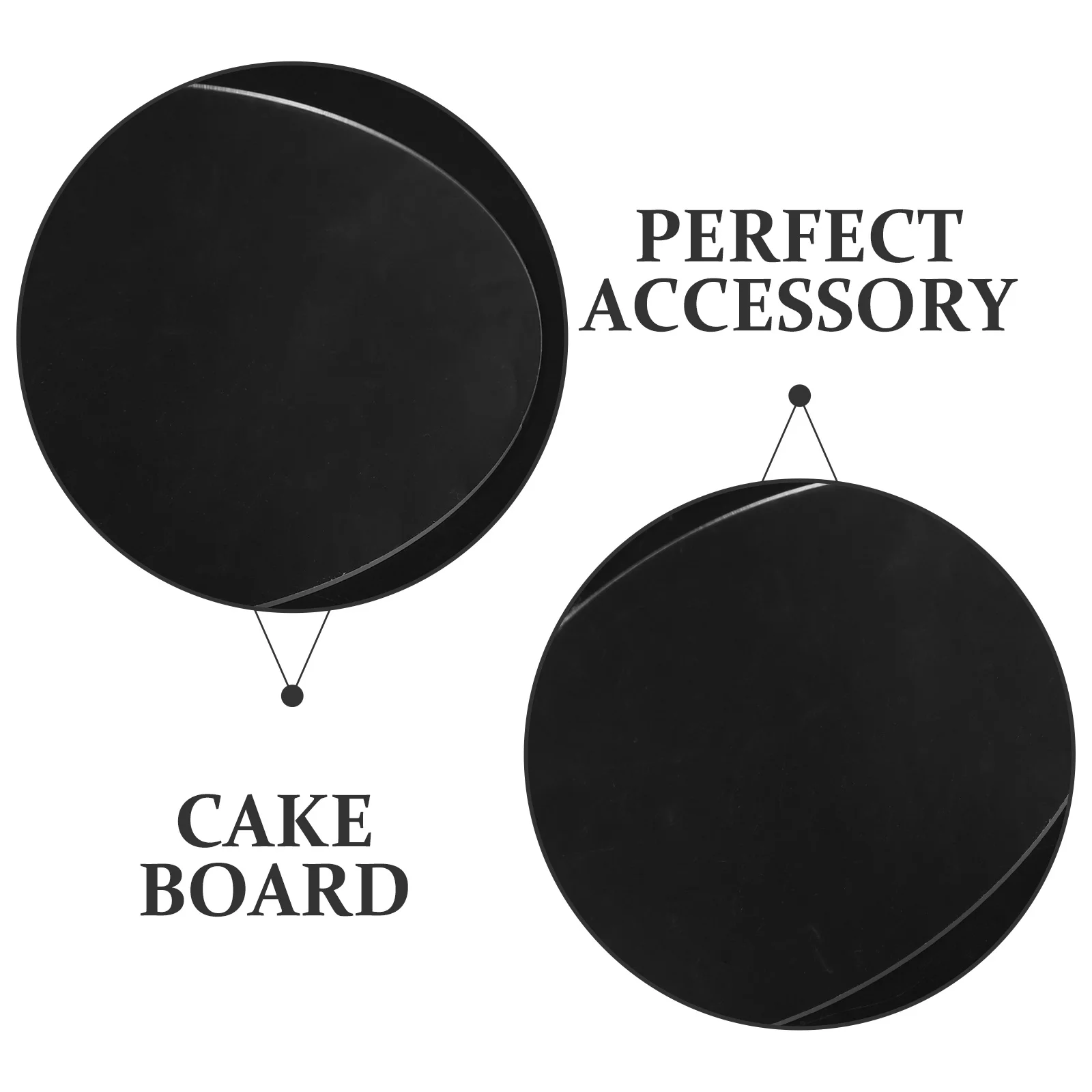 

1pcs Round Acrylic Heavy Duty Base Round Cake Drums Tray For Mousse Birthday Dessert Display Reusable Cake Drum