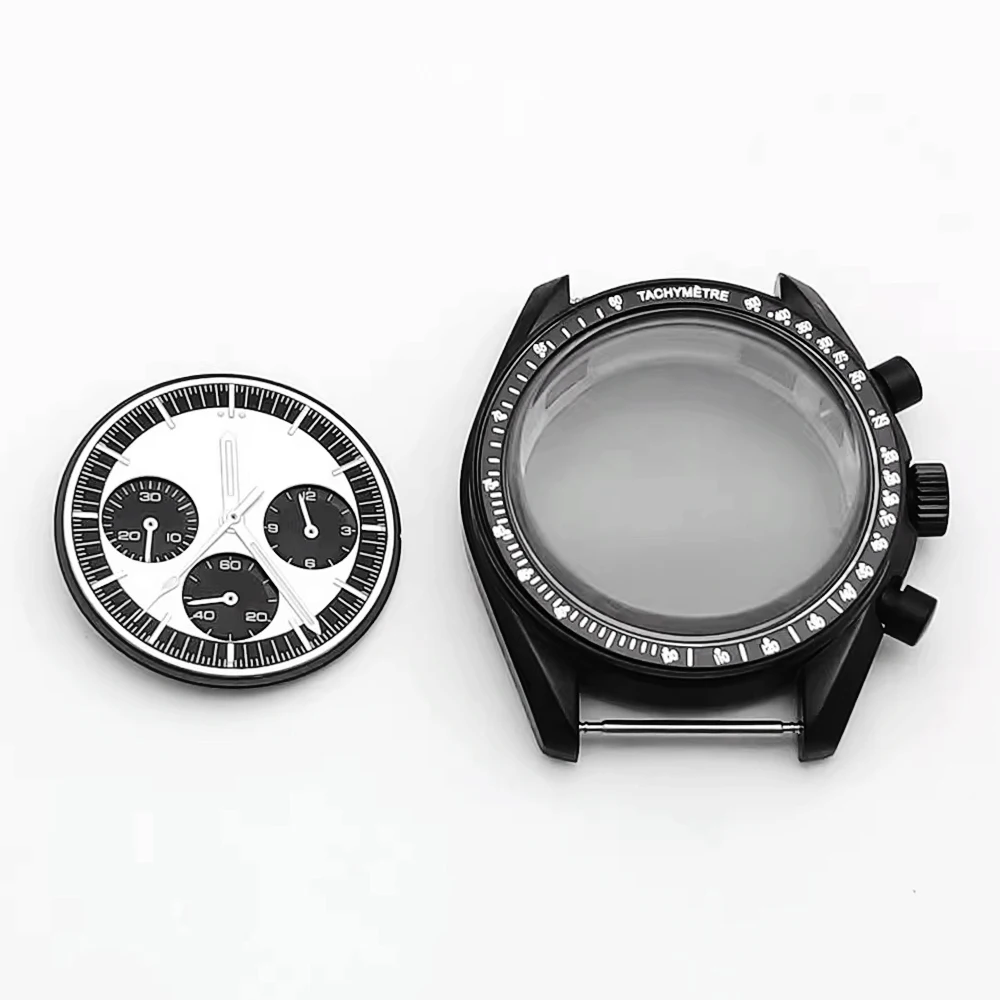 

High quality VK63 Case Watch 40MM Case Chronograph Metal Material Fit VK63 Watch Case Watch Accessories Assembly