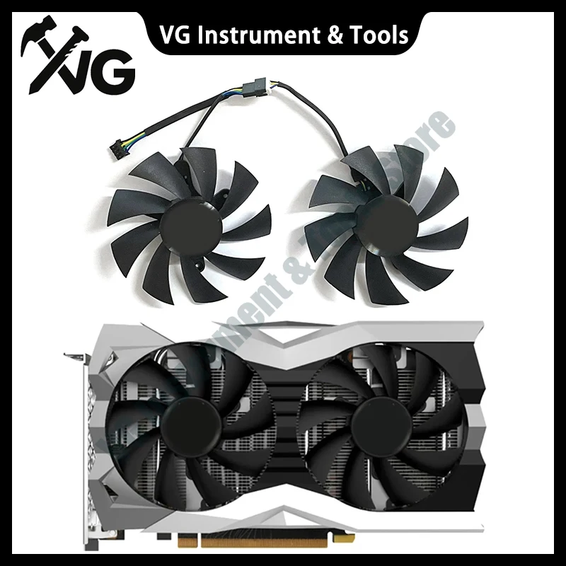 For Zotac Geforce RTX 2060 2070 Super Mini GTX GTX 1660 1660Ti Graphics Cooling Fan 87mm GA92A2H GTX 1660 GPU Fan