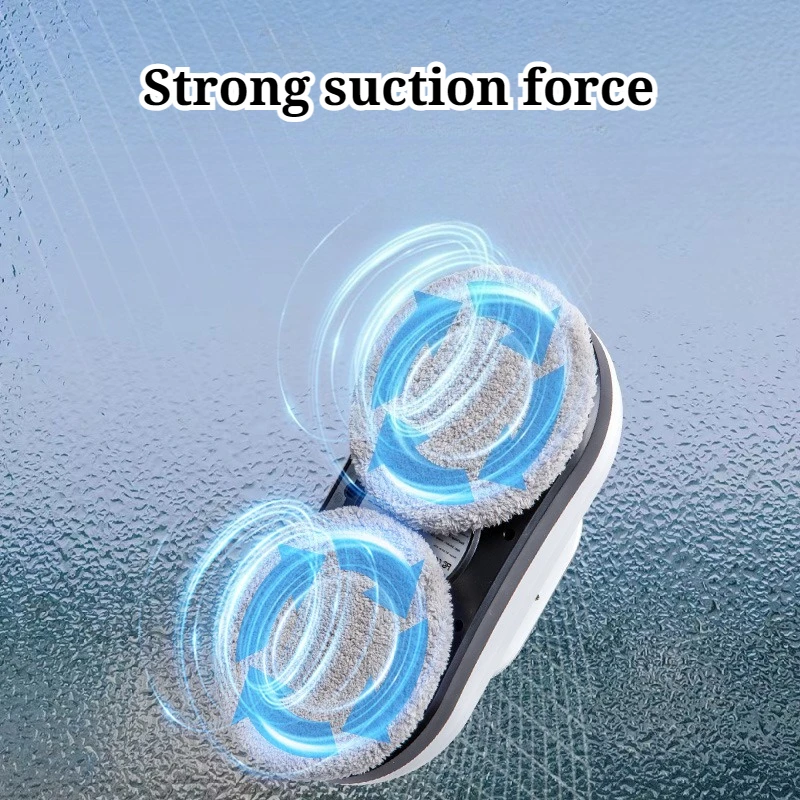 Intelligent Strong Suction Window Cleaner Robot Remote Control Deep Cleaning Convenient Labor-saving Household Window Washer