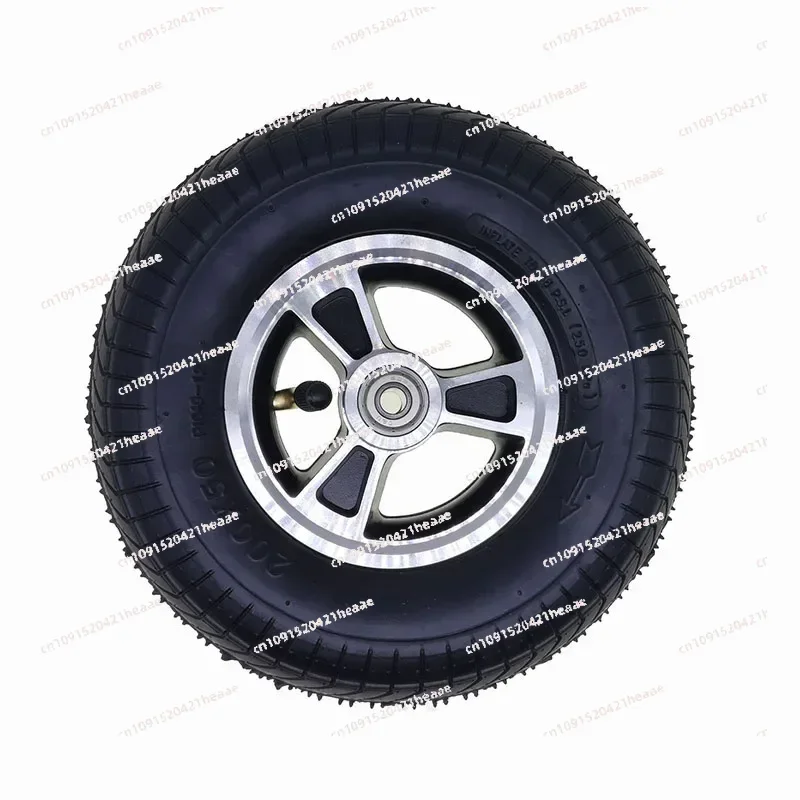 Suitable for 200 * 50mm wheelchair inflatable front wheels, 8-inch rehabilitation wheels with bearings