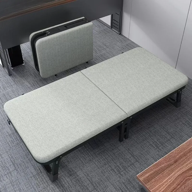 Natural Latex Foldable Bed, Portable Sofa & Guest Bed with Mattress, Strong Frame 360LBS, No Assembly, Easy Storage Save Space