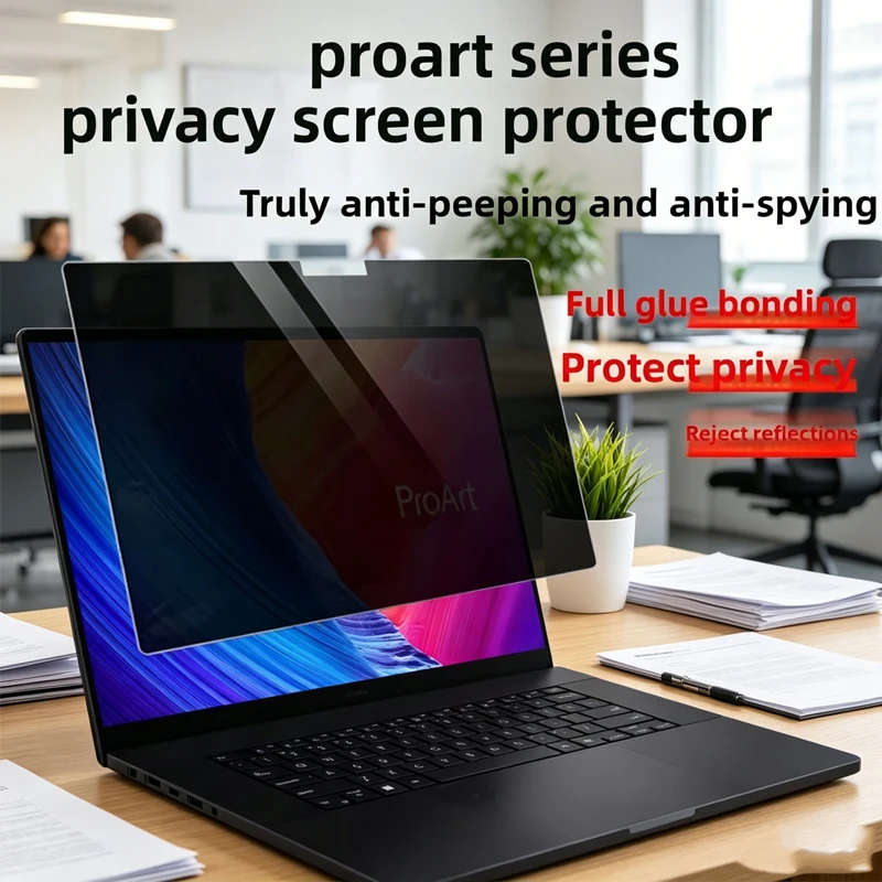 for ASUS ProArt P16 H7607 H7606 Laptop P14 H7407 sticky privacy screen protective film anti-spyware screen film