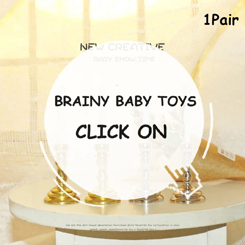 

1 пара 1:12 кукольный домик миниатюрный подсвечник подсвечник канделябр модель домашний декор игрушка кукольный дом аксессуары