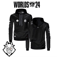 2024 New G2 Esports Men Hoodie Gamers2 Team Uniform Cosplay Jersey Hoodies CSGO Dota Games Contest Sports Training Boys Pullover