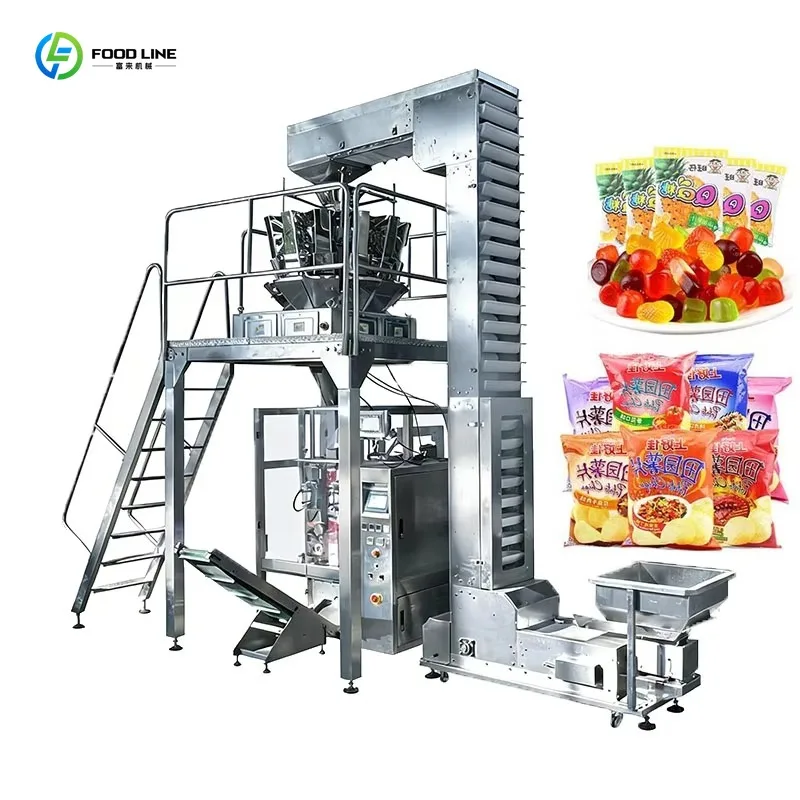 Customized High Precision Automatic Granule Packaging Machine 100g 150g Weighing Filling for Rice Sugar