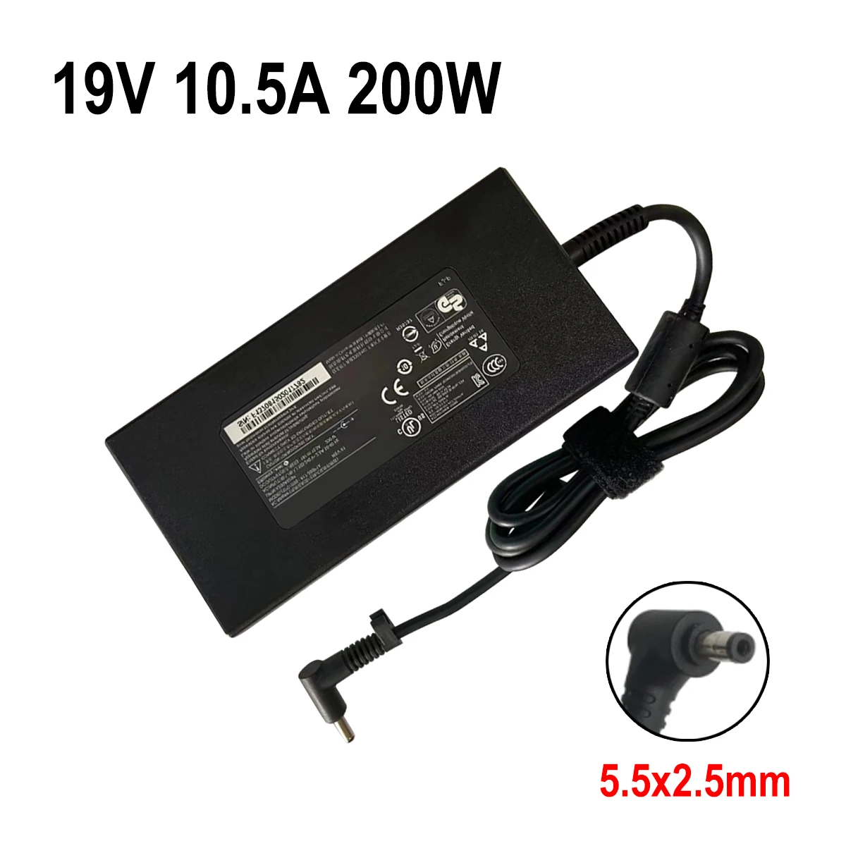 200W Power Supply for Chicony 19V 10.5A A11-200P1A Ac Adapter for Clevo P650HP P650RG P670RG P671RG P670HP6 P750DM2 Charger