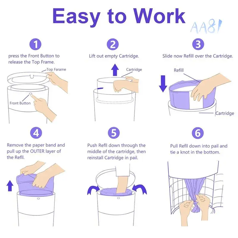 Aa81-Diaper Pail Re…