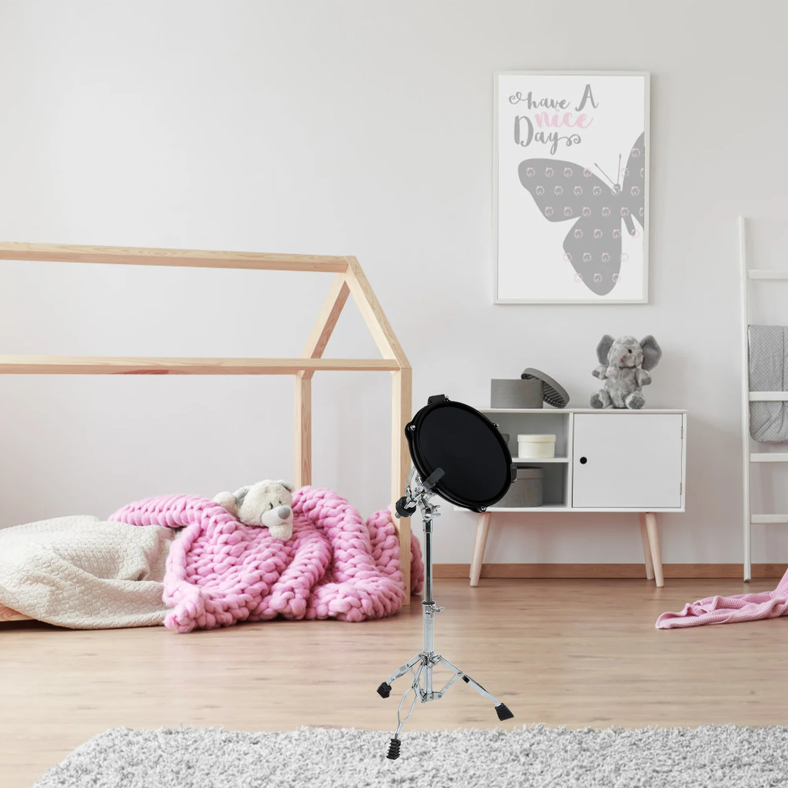 

Premium Dumb Drum Practice Mat Rubber Eva Material Silent Training Accessory for Drummers Beginners Advanced Drum Practice Pad