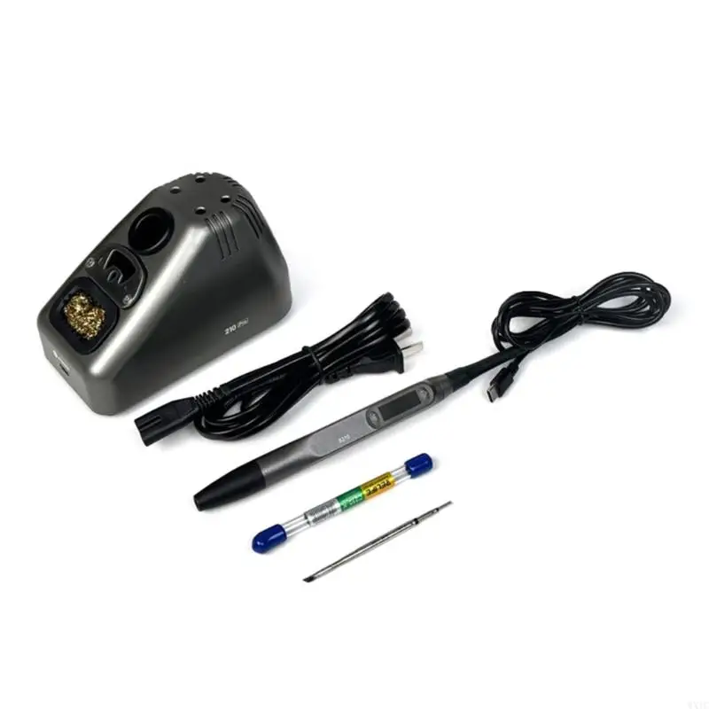 

WXTC Portable Electric Soldering Iron With Sleep Mode And Universal Tip Soldering Tool For Engineers And Hobbyists