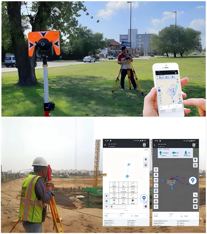 Kolida KTS-442UT Non Prism Reflectorless Total Station Survey Instrument Professional Low Price Total Station