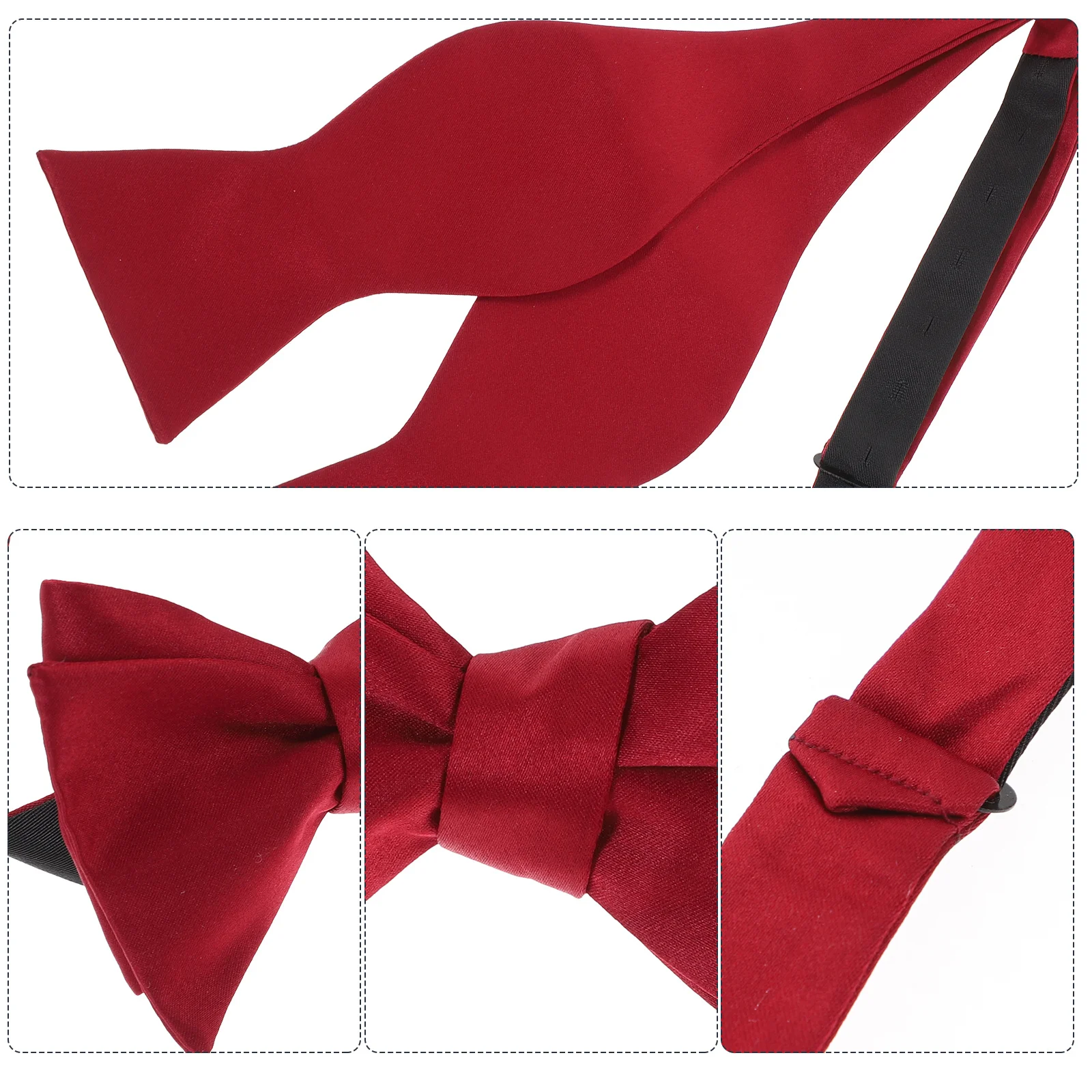 Men'S Self Tie Bow Tie Classic Formal Neckwear For Business Wedding Party Groom Accessory Men Bowtie Gift