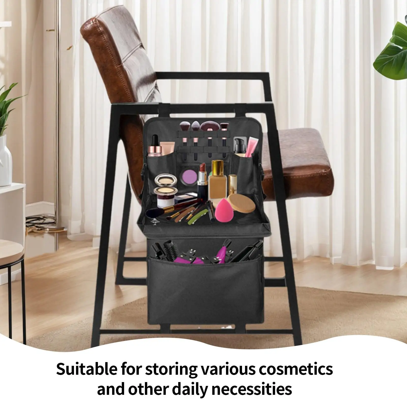 Backseat Car Organizer Foldable Multifunctional Travel Makeup Bag Auto Organization For Van Camping Truck Long Drive Activities