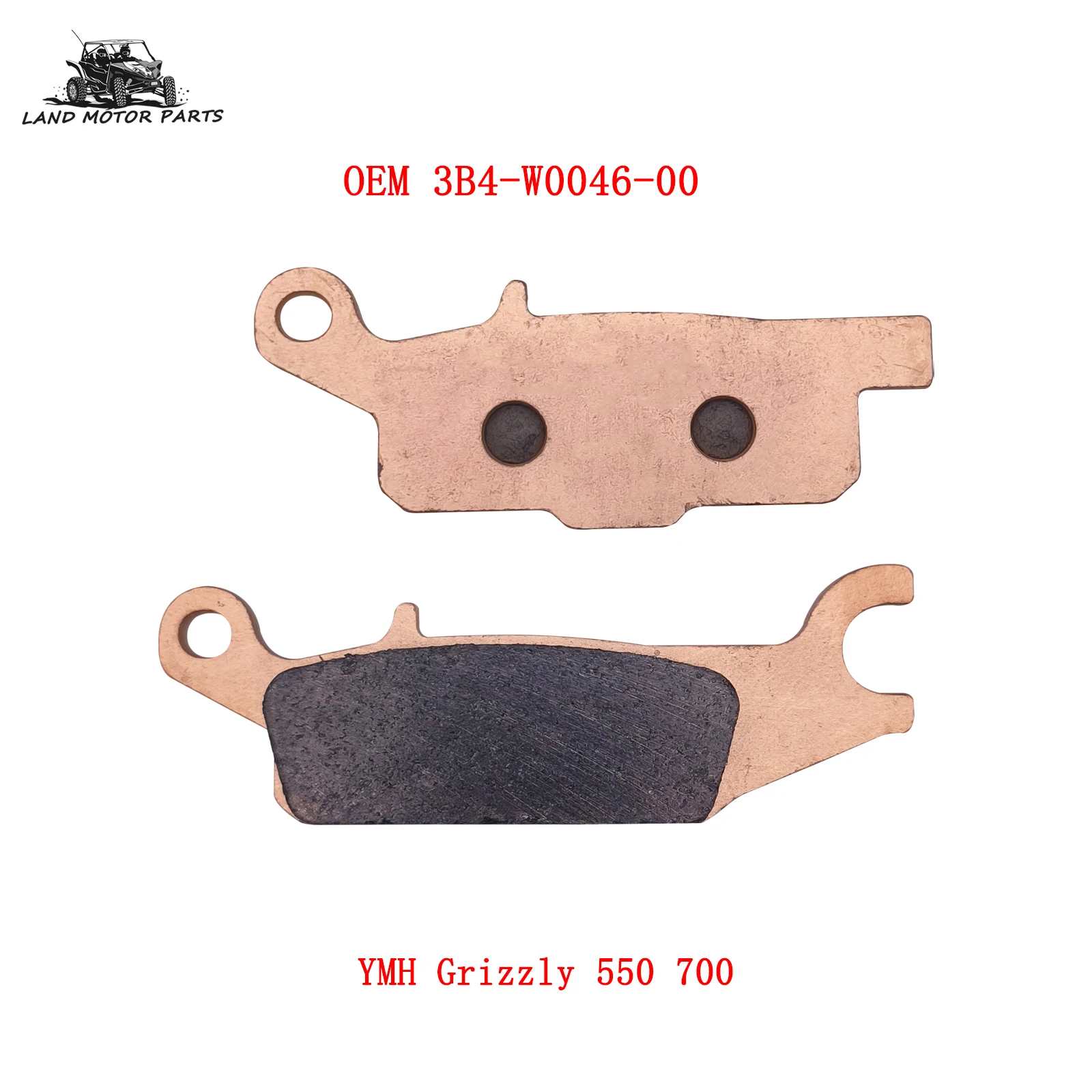 Land Motor FA445 brake pads OEM 3B4-W0046-00 For Grizzly 550 700