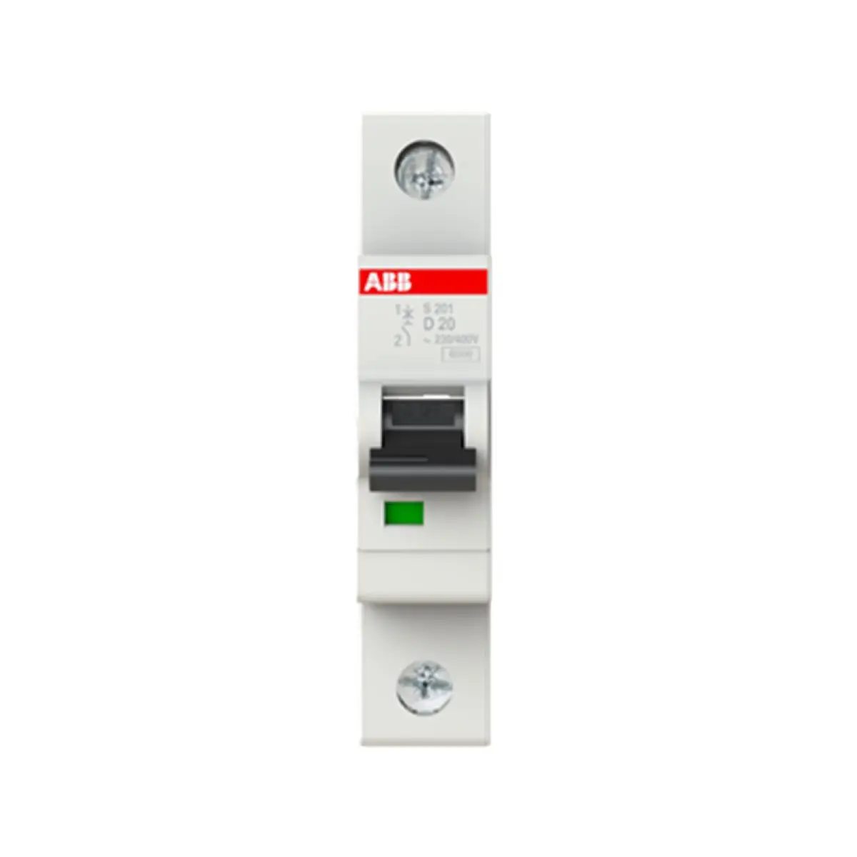 

10113706 S201-D20 2CDS251001R0201 Miniature Circuit Breaker - S200 - 1P - D - 20 A
