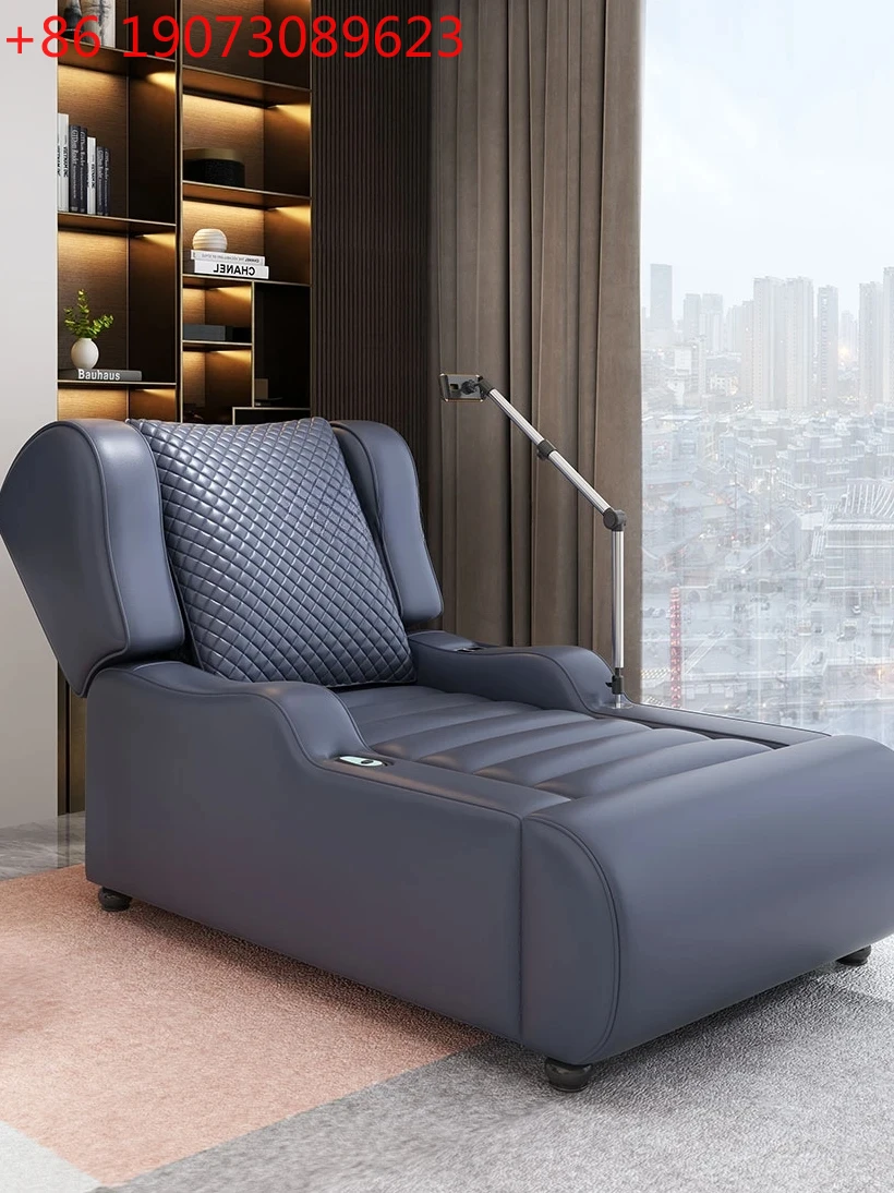 

Light Luxury First Class Single Electric Sofa Office Leisure Massage Function Adjustable Bed Chair Space Capsule Recliner