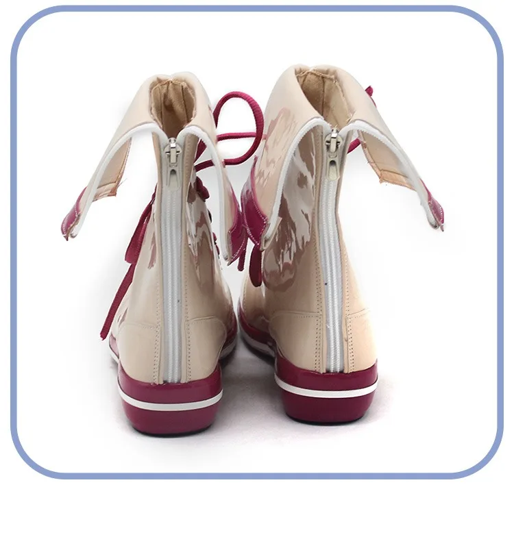 Zapatos de Cosplay Morino Rinze, zapatos de cuero PU, botas para fiesta de Halloween, accesorios de Anime, accesorios de Cosplay hechos a medida