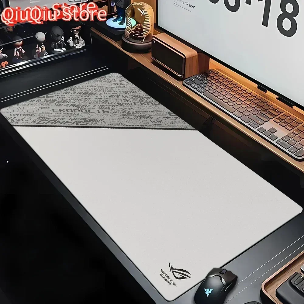 Grand tapis de souris de jeu pour ordinateur de bureau, XXL, 90x40cm, en caoutchouc, antidérapant, pour clavier d'ordinateur portable, longs tapis de bureau