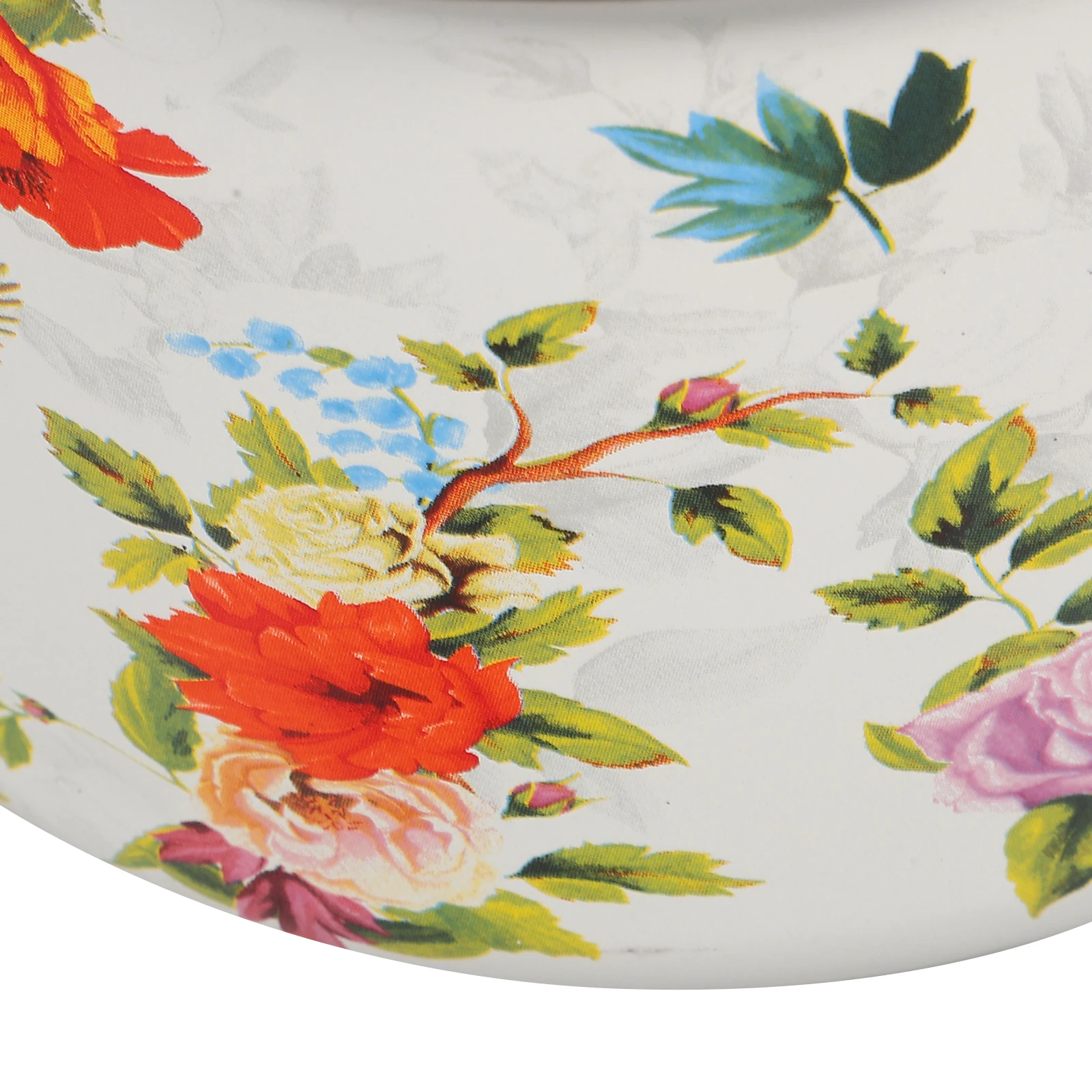 

5pcs Enamel With Lids Vintage Soup Noodle Bowl Household Food Storage Container Deep Serving Bowls For Rice Pasta Salad Kitchen
