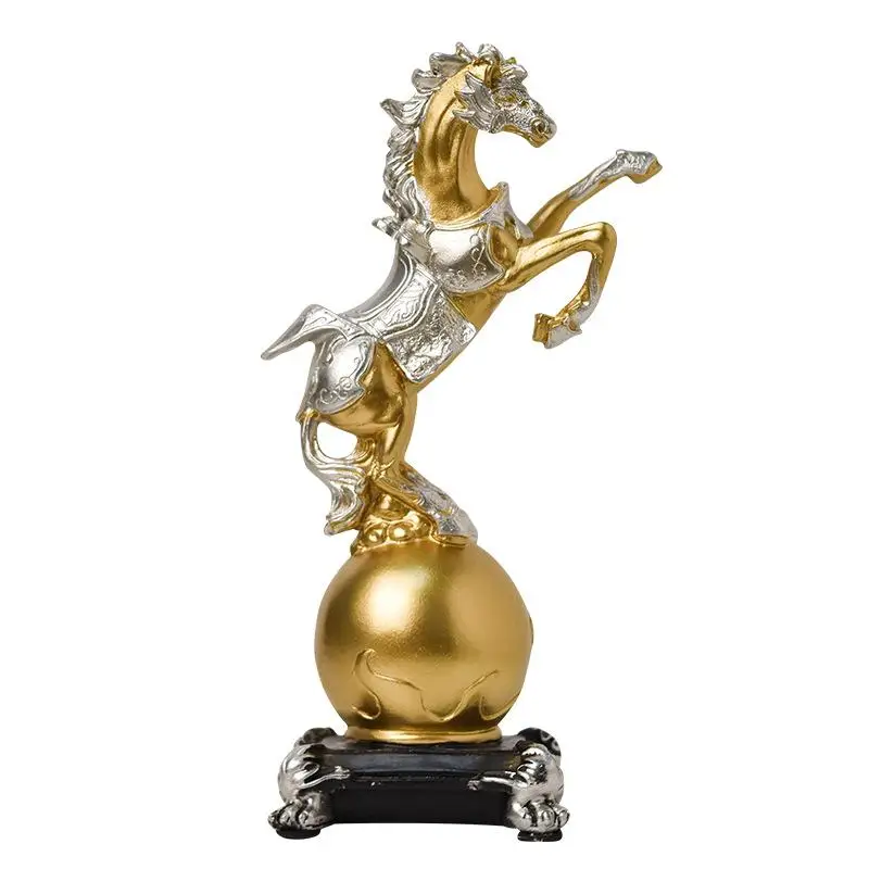 Modern Horse Statue Nordic Art Sculpture Creative Minimalist Home Decor for Living Room TV Cabinet