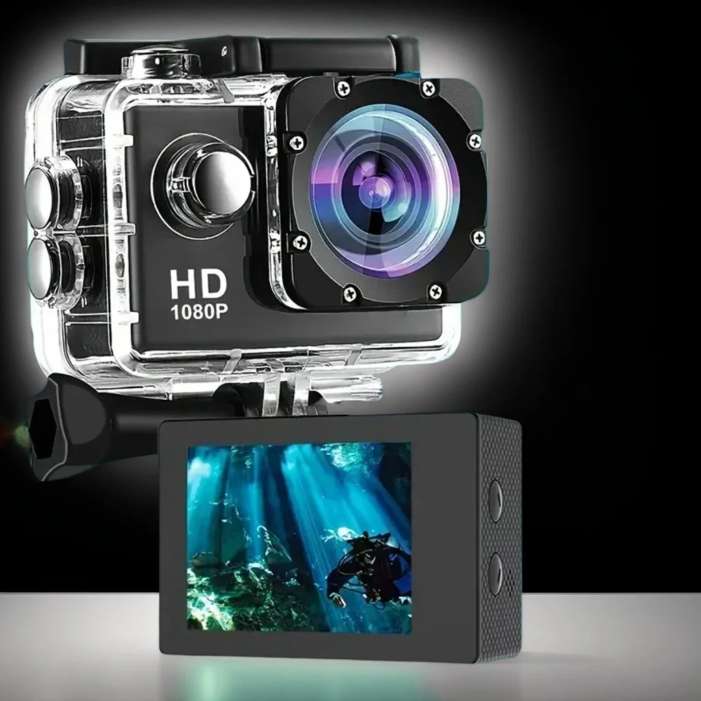 

Full HD 1080P Waterproof Camera - 2.0 Inch Sports DV Camcorder for Car/GoPro (Mini with Accessories)