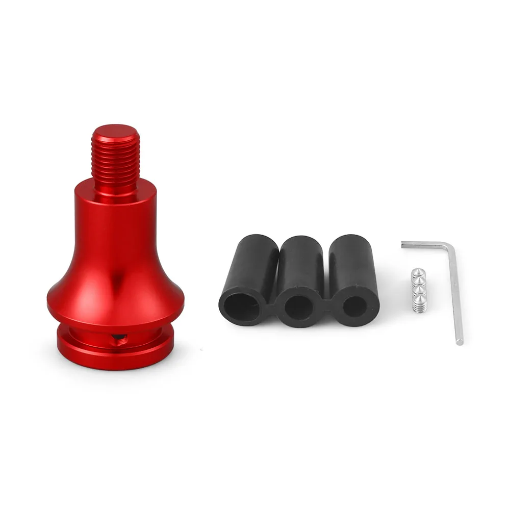 Universal Car Manual Gear Shift Knob Adapter For M12x1.25 Thread Aluminum Alloy