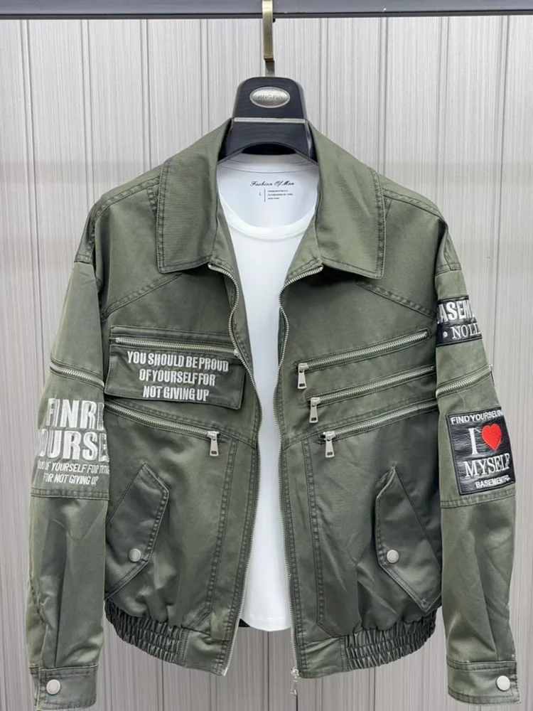 

High Quali Faionable Men's Jaet Q304 Autumn Collection Premium Comfortable Sli Lightweight Ele Collared Coat