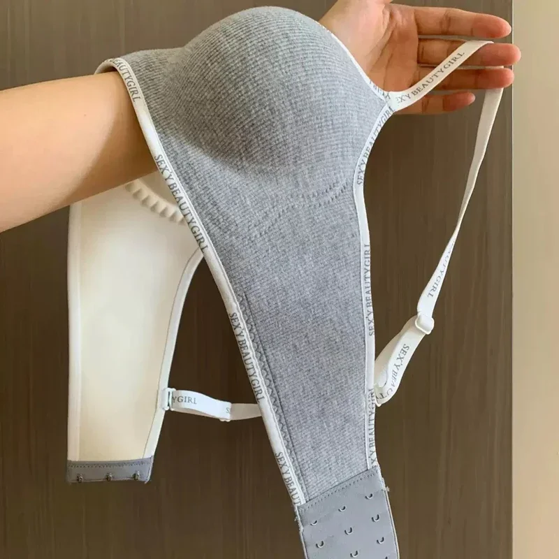 Bra Push Up Tanpa Kawat Ukuran A-C Bralette Tanpa Jahitan Tak Terlihat dengan Bantalan 3D Anti-Kendur Nyaman untuk Dada Kecil Pakaian Dalam Tanpa Jejak