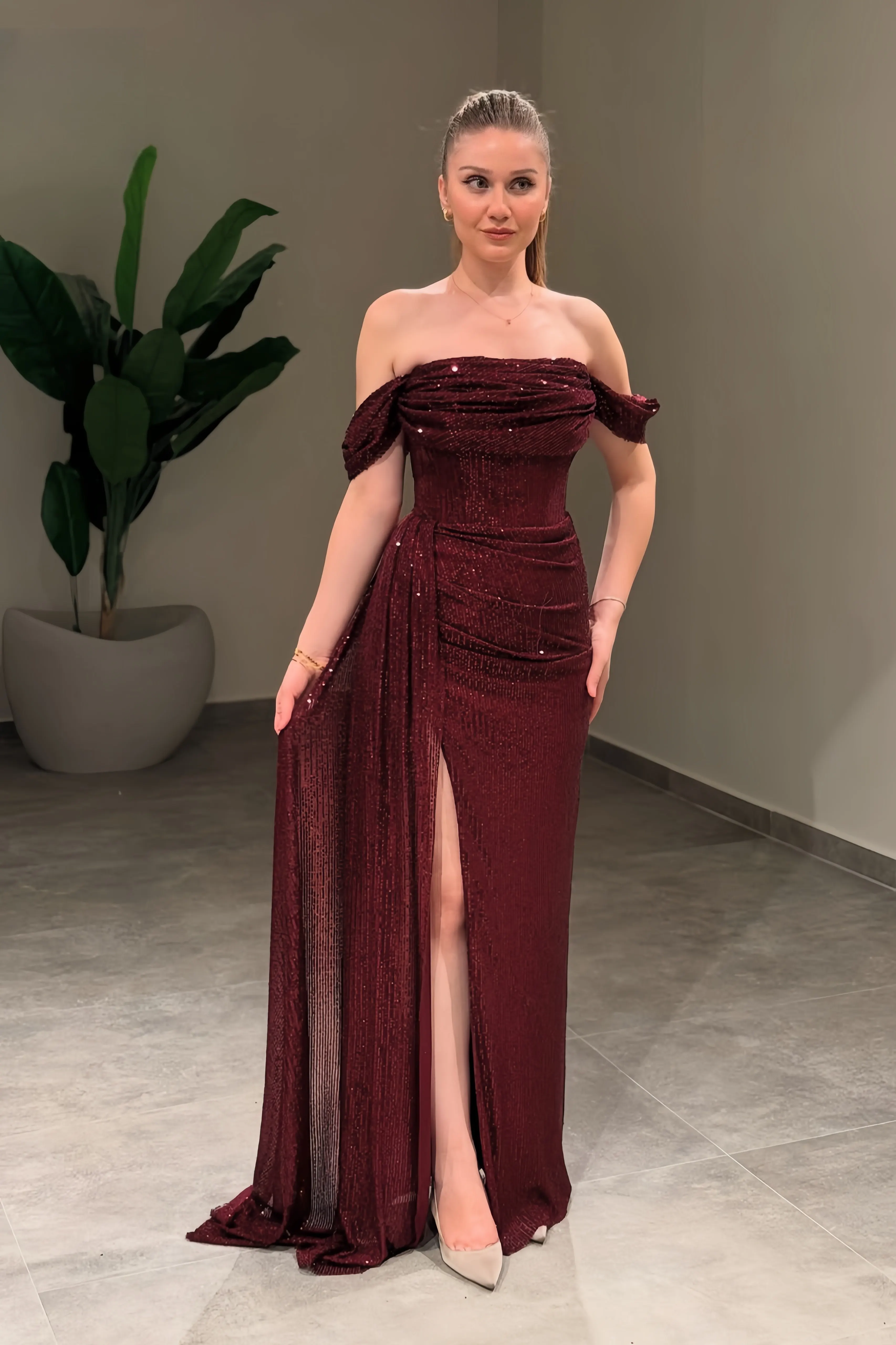 

Customized strapless sleeveless A-LINE beaded luxury evening dresses dresses for special occasions Dresses gala