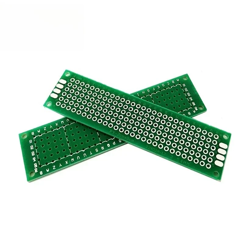 5PCS PCB Board Kit Single Sided PCB 2x8 3x7 4x6 5x7 6x8 10x10 10x15 10x22 12x18 15x20cm Breadboard Plate DIY Soldering Project view 2