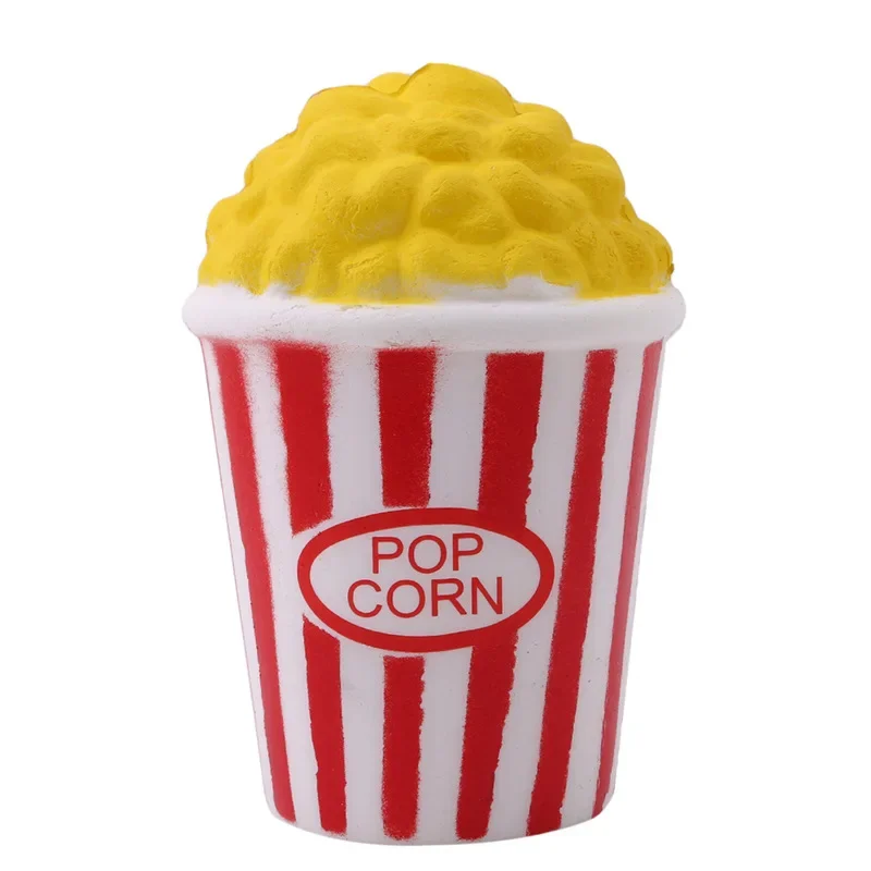 1A@Jumbo Popcorn Anti@stress Squishy Slow Rising Squeeze Toys Fun Gags Joke Party Props Kids Easter Gift 12*8CM