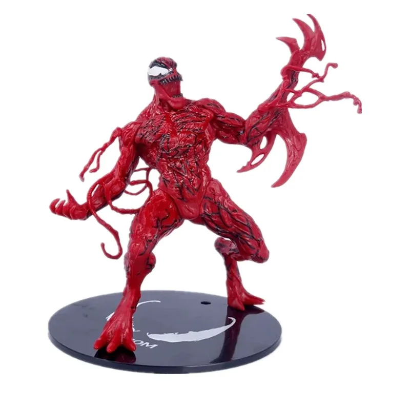 12cm Marvel Anime Venom Spider-Man Movie Superhero Cartoon Action Figure Venom Toy Model Car Desktop Doll Gift Ornaments