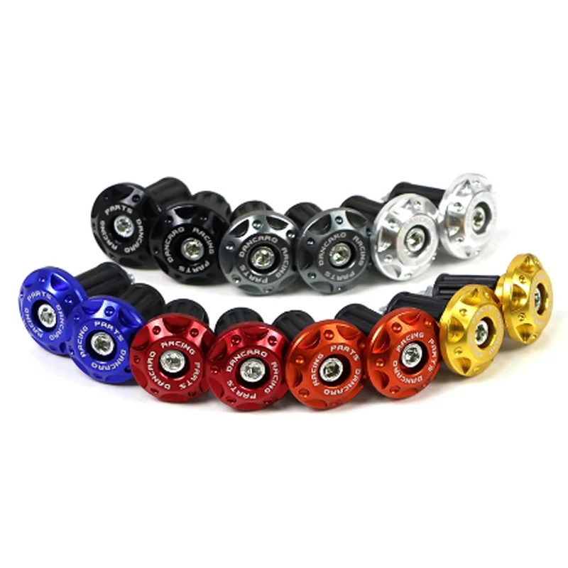 8 Color Motorcycle Handle Bar Ends Plug Grips Handlebar Plug Caps Slider Motor Bike For Honda Yamaha Dirt Bike Accessories