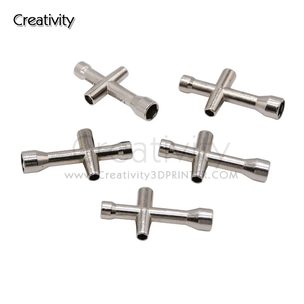 1/5/10/50PCS Mini M2 M2.5 M3 M4 Screw Nut Hexagonal Cross Wrench Sleeve Maintenance Tool 4 Size  Cross Sleeve Wrench