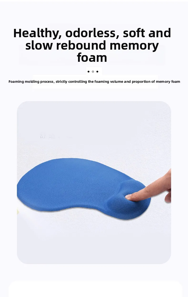 Katzenpfoten-Handgelenkauflage Mauspad Niedliche Silikon Ergonomische Schreibtischunterlage für Büro Gaming Mädchen 20+ Musteroptionen – Detail 4