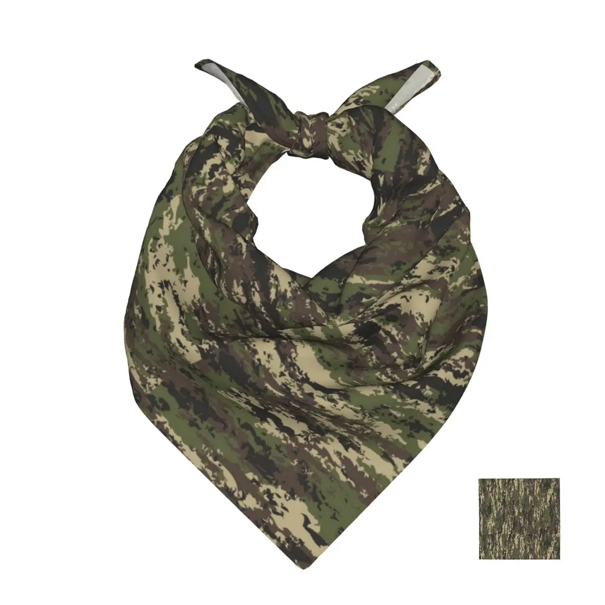 

Rhodesian Brush Stroke Camouflage Square Towel Multifunctional Neck Scarf Hair Bandana