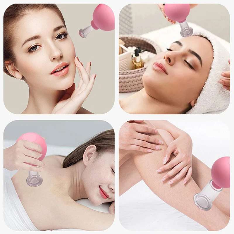 Vacuum Cupping Glass Jar Cellulite Massager For Face Acupuncture Hijama Suction Cup Slimming Fat Burning Health Care Face Sucker