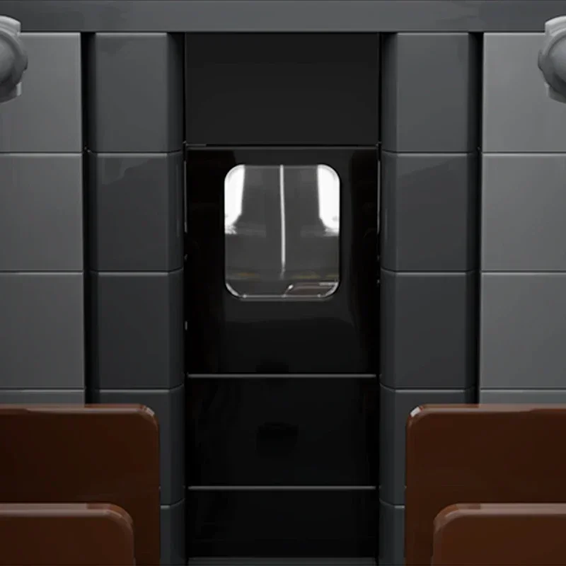 Moc Mattoni da costruzione Stazione metropolitana sotterranea Tecnologia di costruzione di modelli City Street View Blocco modulare Giocattolo fai da te Regalo di festa