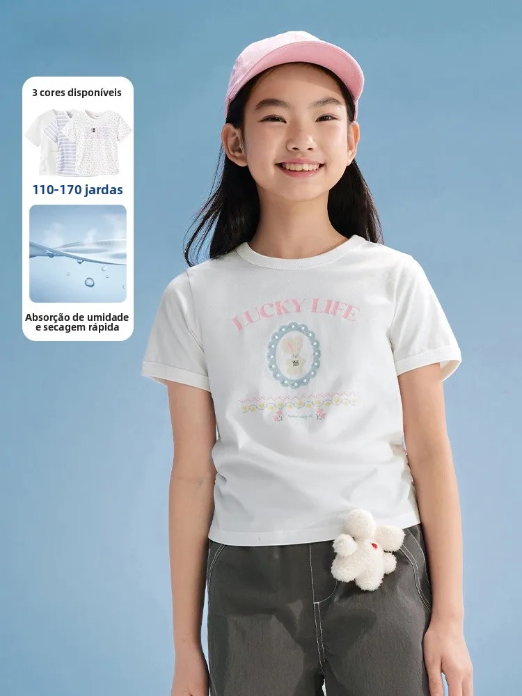 barbarbar-girls'-quick-dry-short-sleeve-t-shirt-summer-wear-cotton-polyester-blend-standard-fit-printed-casual-top-for-kids