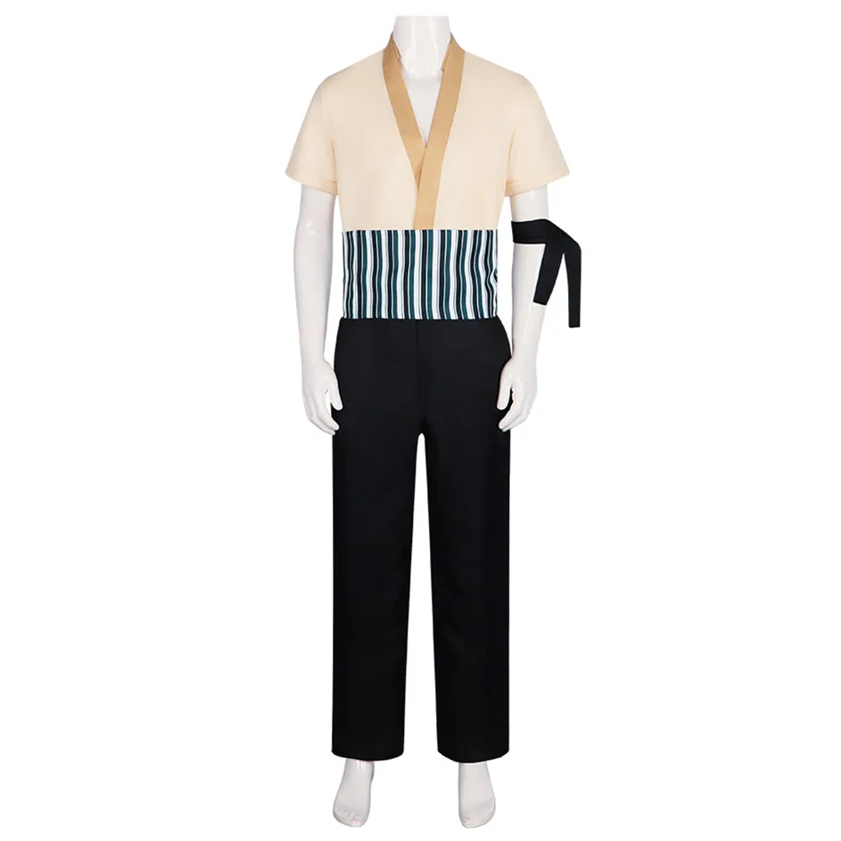 

Костюм для косплея Зоро Cossky, мужская рубашка и брюки для взрослых, костюм на Хэллоуин, карнавал, вечеринку